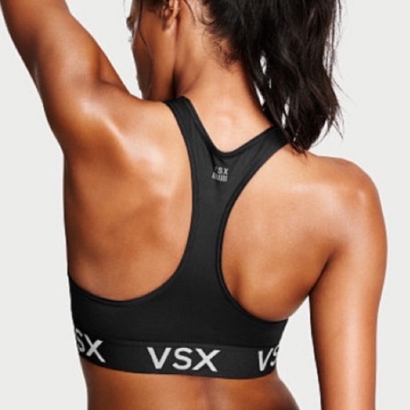 Victoria’s Secret VSX Large Rainbow & Black Sports Bra NWT - Picture 2 of 6